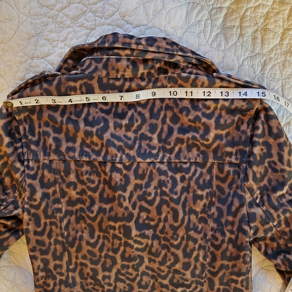 Romeo & Juliet Couture leopard moto jacket velour - Picture 10 of 16